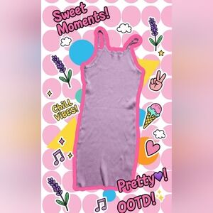 Knitted Lavender Dress